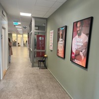 Bilder från lokalerna på Folkuniversitetet i Norrköping