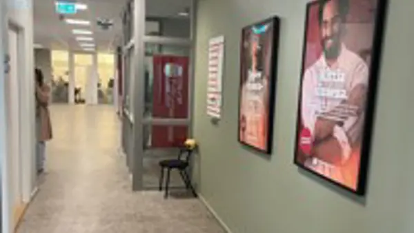 Bilder från lokalerna på Folkuniversitetet i Norrköping