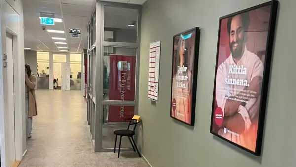 Bilder från lokalerna på Folkuniversitetet i Norrköping