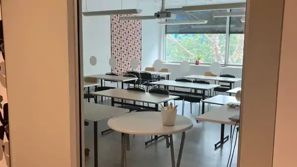 Bilder från lokalerna på Folkuniversitetet i Norrköping
