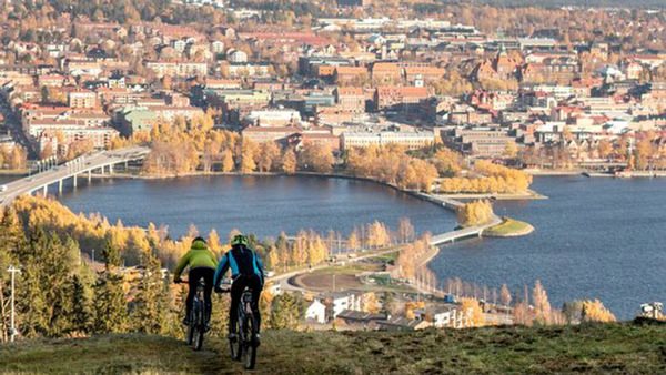 Vy över Östersund