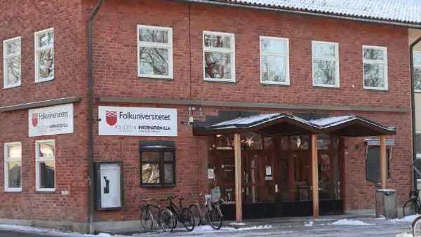 Folkuniversitetet entré Bergsbrunnagatan 1