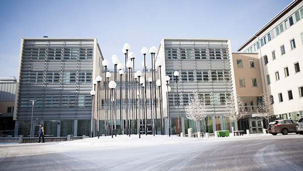 Byggnad på Högskolan Väst