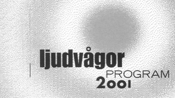 Programomslag för Ljudvågor 2001