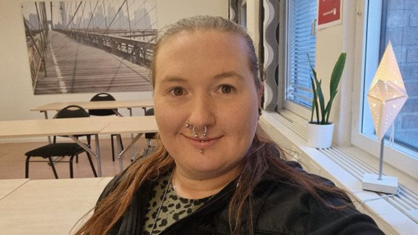 Caroline Elverkrans går en YH-utbildning till Drifttekniker på Folkuniversitetet i Karlstad