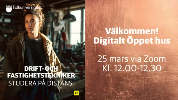 En kvinna står framför en vägg.