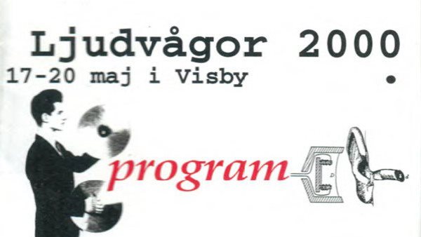 Programomslag för Ljudvågor 2000