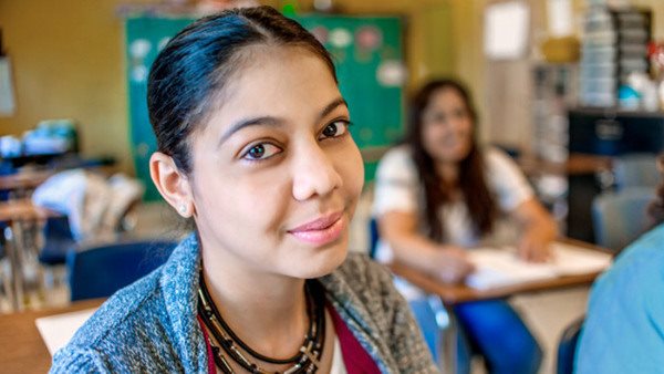 Student studying Swedish in Umeå