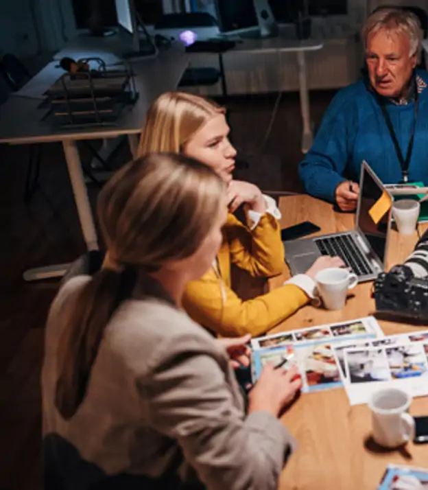 Studiecirkel i foto