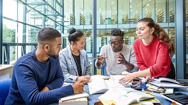 Students preparing for IELTS
