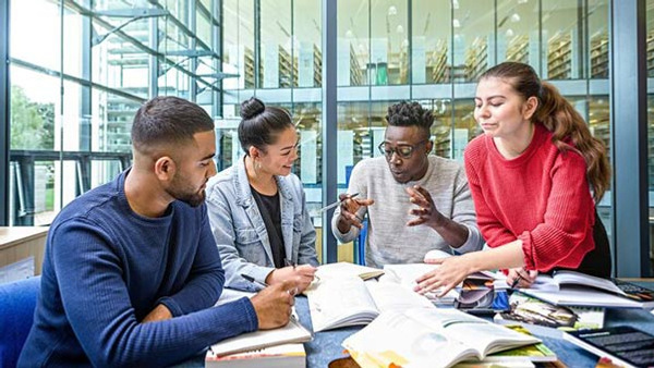 Students preparing for IELTS