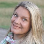 Sofie Bjarup undervisar i kreativt skrivande på Folkuniversitetet