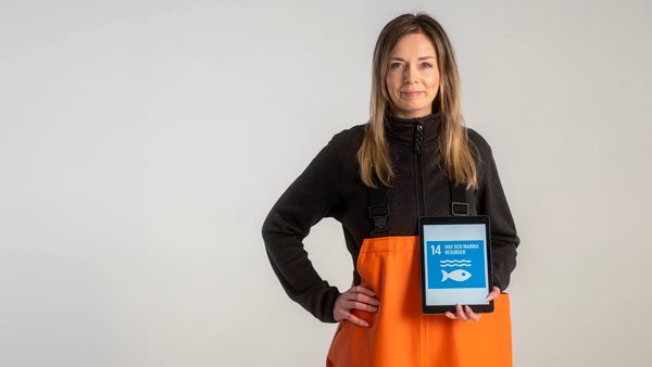 Studerande på Verksamhetsutvecklare blåa livsmedel
