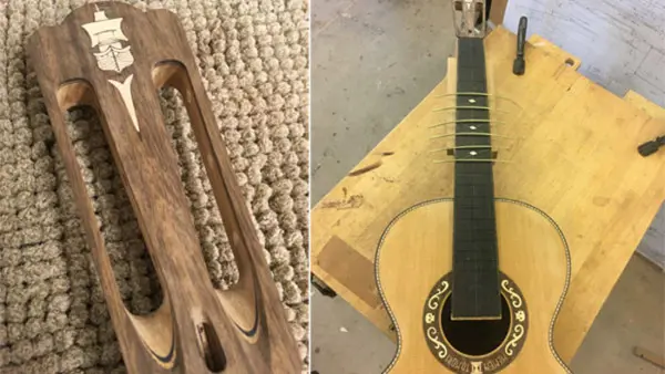 Gitarrer gjorda av Sina Harthaus