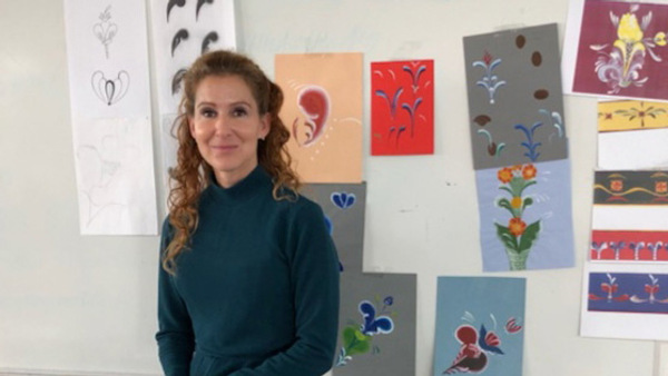 Helena som är kurbitslärare.