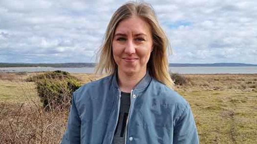Elina Lagesson studerar till YH-utbildningen Hållbar livsmedelsintraprenör vid Folkuniversitetet