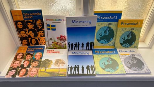 Böcker från Folkuniversitetets förlag som passar i Vardagssvenska eller Svenska från dag ett.