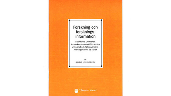 Forskning och forskningsinformation. Omslag