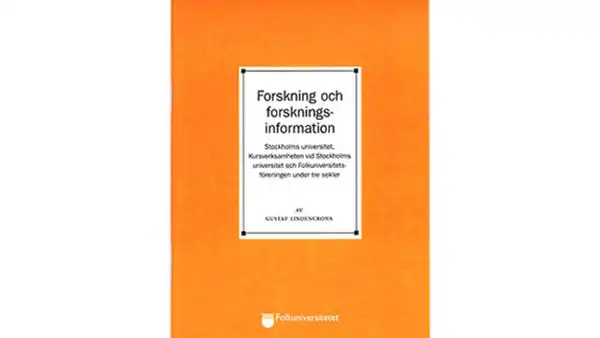 Forskning och forskningsinformation. Omslag