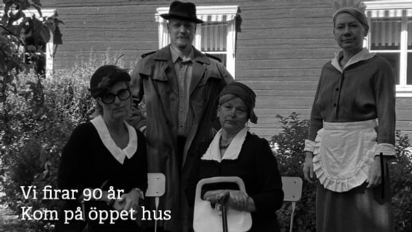 Sommarbild på lokalerna för Folkuniversitetet Falun