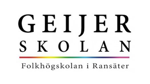 Geijerskolans logotyp. Geijerskolan är huvudman för etableringskursen på Folkuniversitetet.