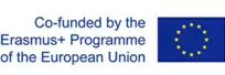 EU logo and text about the Erasmus+ Programme