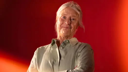 Glad deltagare på Folkuniversitetet