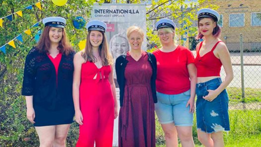 Mösspåtagning Internationella gymnasiet i Uppsala