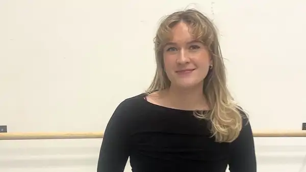 Elev som dansar på Dansutbildning, basår i Umeå