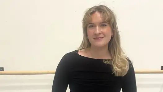 Elev som dansar på Dansutbildning, basår i Umeå