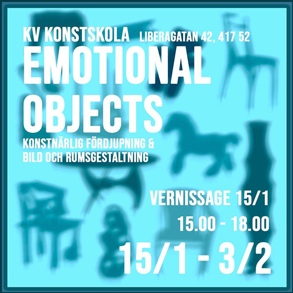 Affisch för en elevutställning.