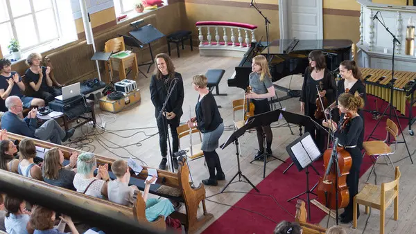 Festivalen Ljudv&aring;gor 2017 p&aring; Gotlands Tons&auml;ttarskola.