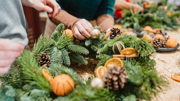 Tillverkning av vinterkrans