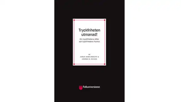 Tryckfriheten utmanad! Omslag