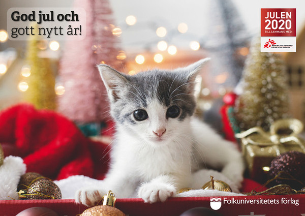 God jul-h&auml;lsning fr&aring;n Folkuniversitetets f&ouml;rlag 2020.