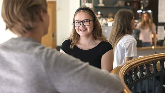 Elever som besöker Kungstensgymnasiet