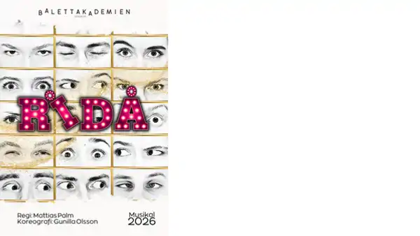 Affisch fr&aring;n f&ouml;rest&auml;llning 2026