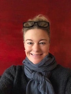 Pernilla Fingal undervisar i svenska på Folkuniversitetet