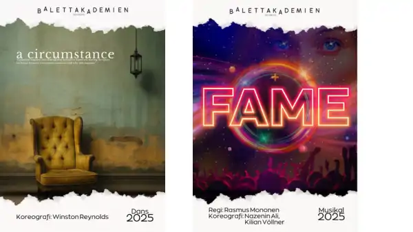Tidigare föreställningar på Balettakademien i Göteborg