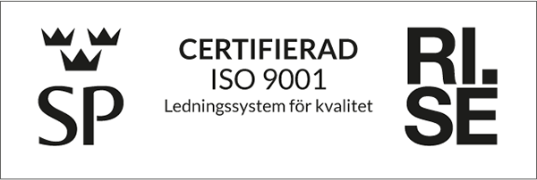 Certifieringsmärke ISO 9001