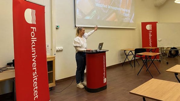 Läke- och livsmedelstekniker, Folkuniversitetet i Uppsala. Presentationsteknik ingår i utbildningen